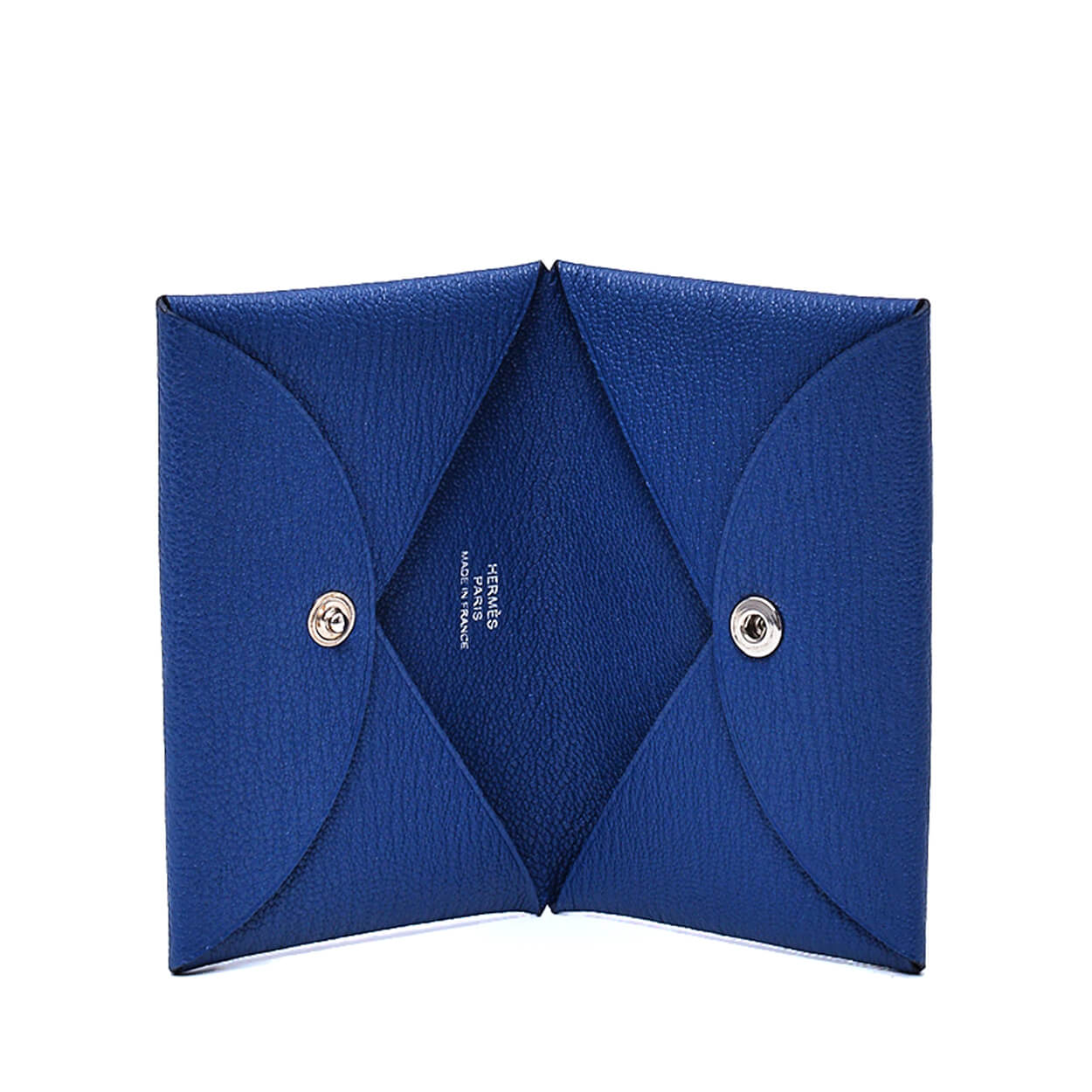 Hermes - Blue Leather Card Holder